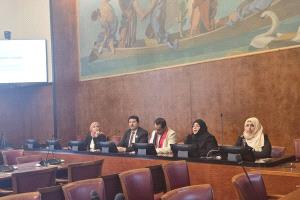 اللجنة الوطنية للتحقيق تستعرض تقريرها الثالث عشر بقصر الأمم المتحدة في جنيف