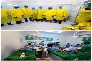مدير عام طور الباحة يدشن مخيماً طبياً مجانياً للعيون بالمديرية