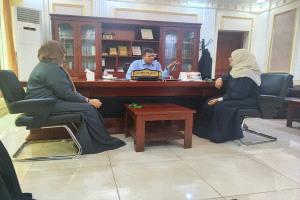 رئيسة اللجنة الوطنية للمرأة تلتقي النائب العام للجمهوريةلمناقشة قضايا النساء