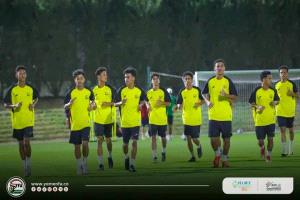 منتخب الناشئين يجري تمرين استشفائي استعداداً لمواجهة الإمارات