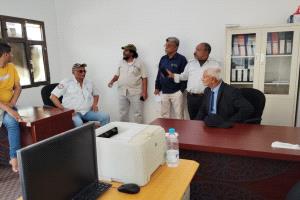 مدير عام جمرك شحن يدشّن عمل الإدارات الجمركية في المبنى الجديد