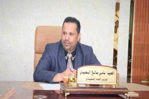 نائب وزير الصناعة المستشار سالم الوالي يعزي العميد سامي السعيدي بوفاة عمه