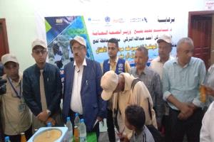 نائب محافظ لحج ومدير عام مكتب الصحة يدشنان حملة التحصين ضد شلل الأطفال الجولة الثانية من منزل إلى منزل