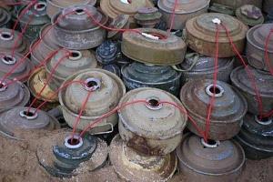 نزع 1,103  لغم حوثي في أسبوع واحد