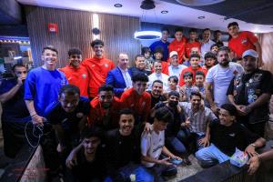 مطعم الدار اليمني بجدة يقيم مأدبة عشاء  لمنتخب الشباب