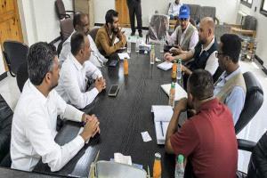 مدير عام بروم ميفع يحضر اجتماع مشترك بين مكتب وزارة الزراعة ومنظمة الفاو لمناقشة مشاريعهم بالمديرية