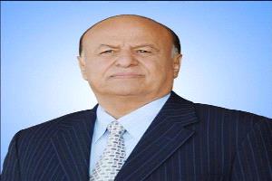 المشير هادي يعزي في وفاة اللواء المنتصر