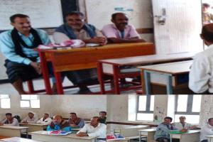 مدير الاحصاء بمكتب التربية والتعليم بالازارق يتفقد العملية التعليمية في مدرسة الوحدة عُسف