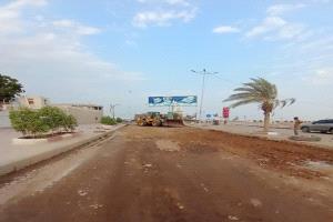 انطلاق أعمال مشروع صيانة خط كورنيش المحافظ بالمنصورة