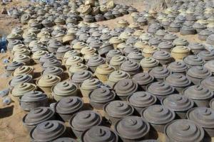 "مسام" ينزع 4176 لغماً وذخيرة غير منفجرة وعبوة ناسفة في شهر سبتمبر