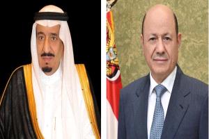رئيس مجلس القيادة يتلقى برقية تهنئة من خادم الحرمين الشريفين وولي عهده بمناسبة ذكرى ثورة 26 سبتمبر