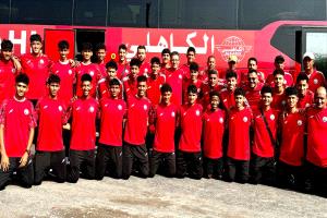 بعثة منتخب الناشئين تغادر إلى قطر للمشاركة في كأس الخليج