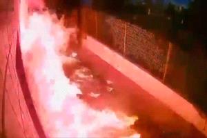 لحظات مرعبة.. الإعلام الإسرائيلي يوثق بالفيديو لانفجار مسيرة حوثية بفندق في إيلات