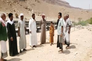 مدير عام مديرية القطن يدشن مشروع الطاقة الشمسية لبئر مياه شرب بحقل الجوادة بالمديرية
