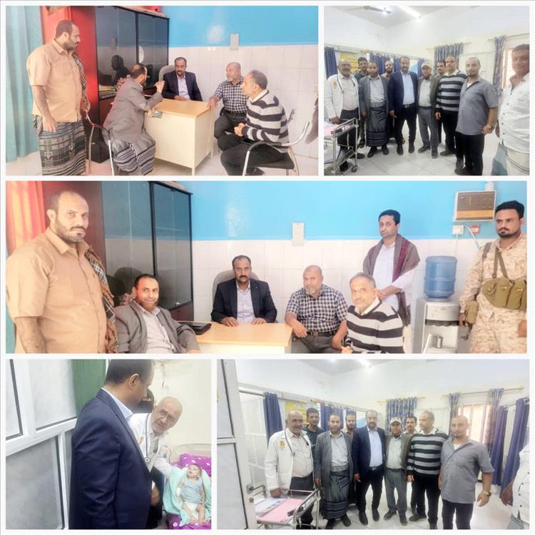 قعطبة: بكر الشاعري يتفقد مستشفى السلام ومركز الطوارئ التوليدية ويطلع على مستوى الخدمات الصحية