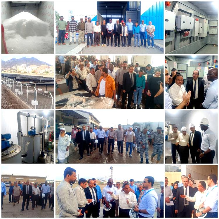 وفد البنك الدولي يطلع على مشاريع  التأهيل بميناء الإنزال السمكي 