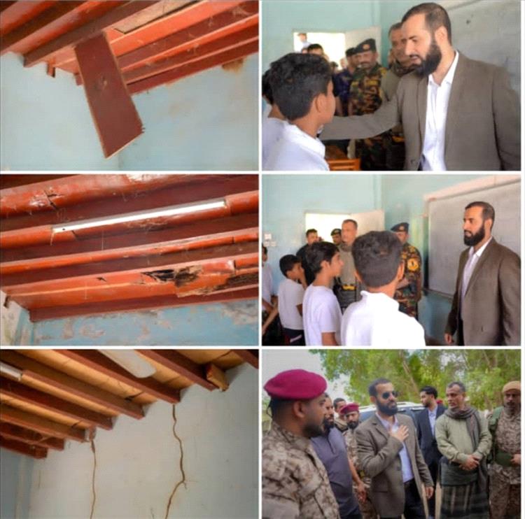 محافظ أبين يتفقد مجمع سمية أم عمار بخنفر ويؤكد إعادة تأهيله