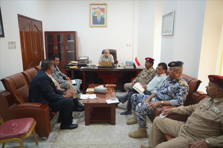 اللجنة الامنية بحضرموت تشدد على رفع مستوى الجاهزية الأمنية والعسكرية