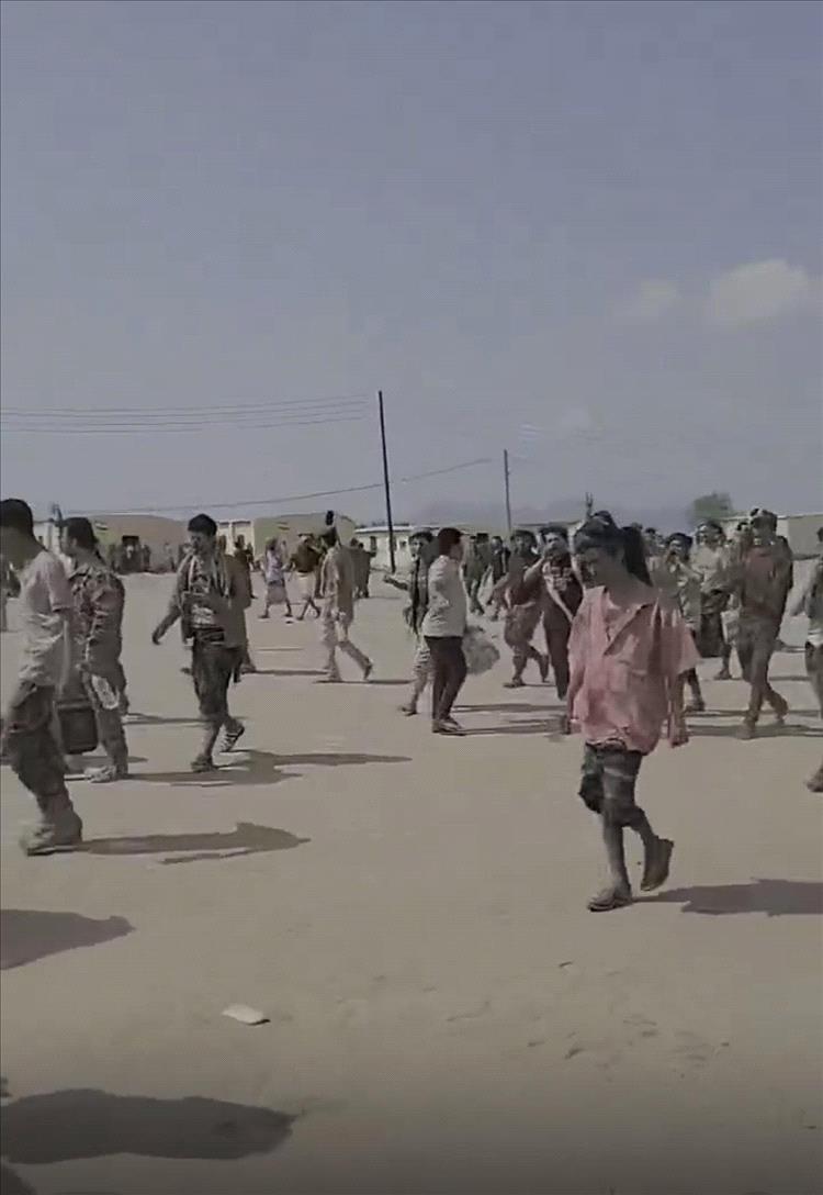 عاجل : توضيح رسمي يكشف أسباب تظاهرة معسكر بير أحمد في  عدن