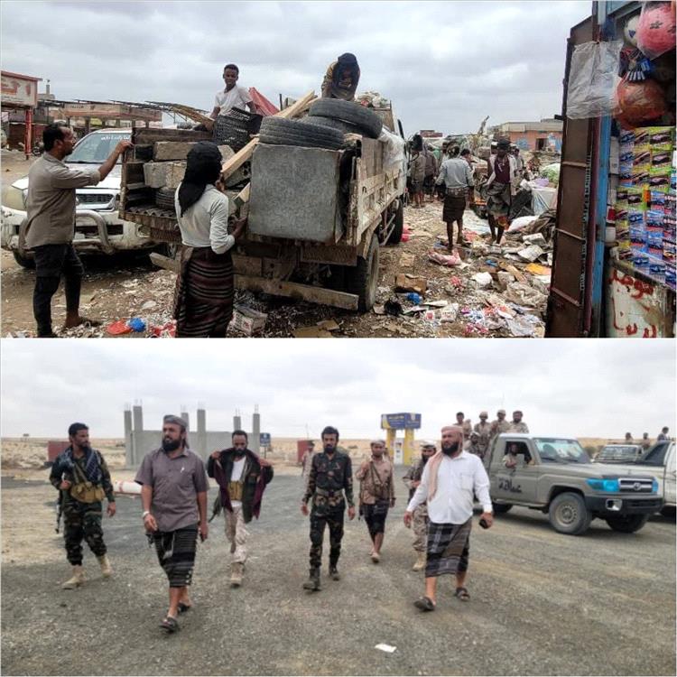 تواصل حملة رفع العشوائيات وضبط المتلاعبين بالاسعار في طور الباحة