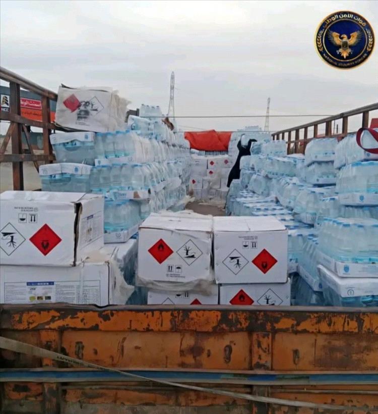 الأمن الوطني بلحج يضبط شحنة مبيدات حشرية منتهية الصلاحية