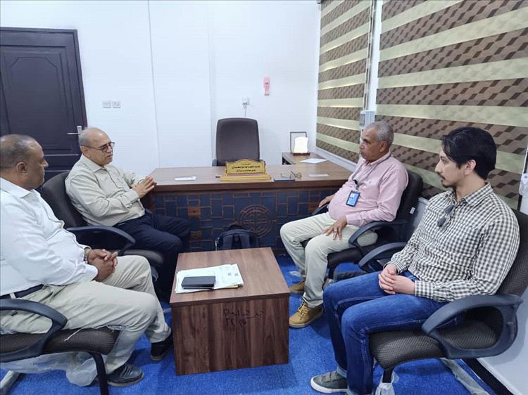 ​مدير عام تبن يبحث مع خبراء منظمة الفاو ترتيبات تدريب الشباب على مهارات التسويق الزراعي بصبر