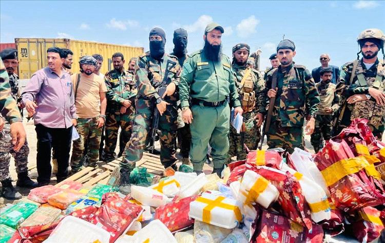 إتلاف أكثر من طن من المخدرات المضبوطة في عدن