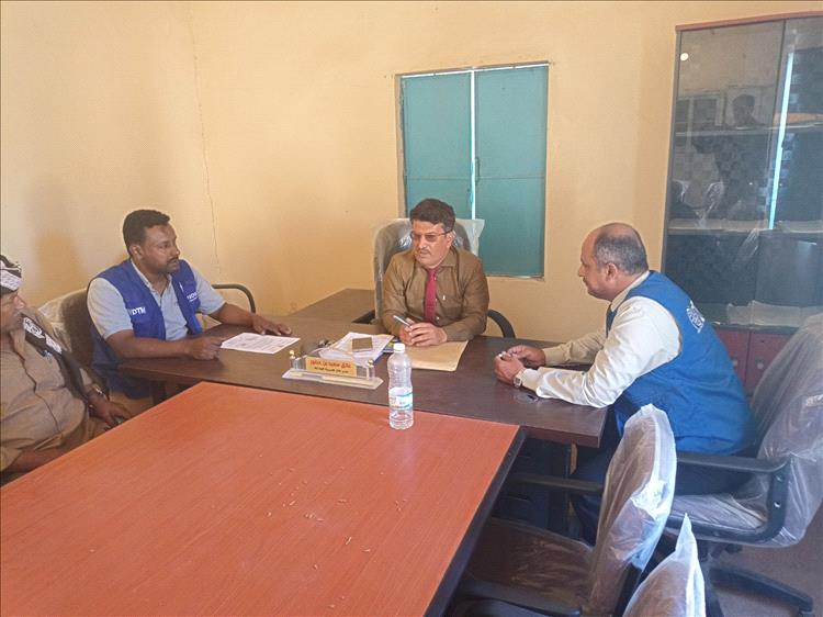 المنظمة الدولية للهجرة تدشّن الجولة (41) لتقييم المنطقة الفرعية في الروضة بالتنسيق مع السلطة المحلية