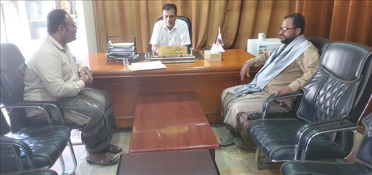 مدير عام مديرية القطن يلتقي فريق إحصاء النازحين