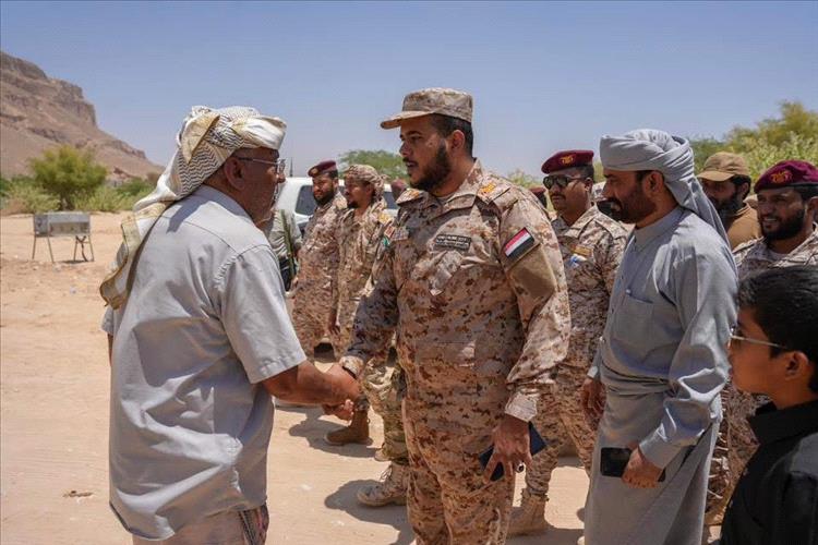 قيادة العسكرية الأولى وقوات درع الوطن تعزّيان في وفاة شيخ قبائل نهد