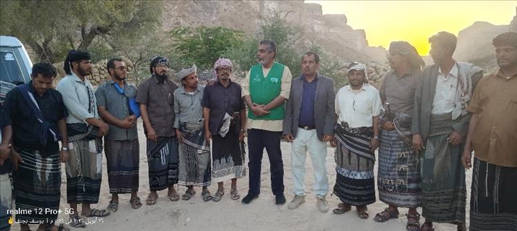 البرنامج السعودي لتنمية وإعمار اليمن ينفذ جولات ميدانية لدراسة حزمة مشاريع تنموية في مديريات شبوة