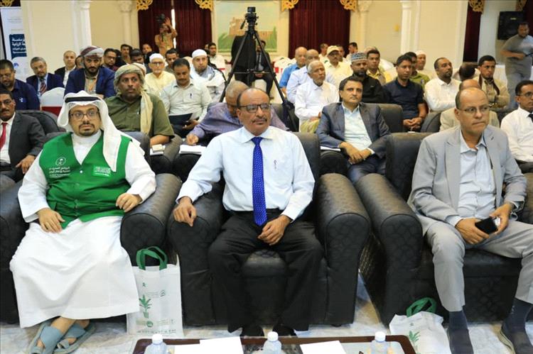 الوكيل التميمي يدشن مشروع دعم صغار المزارعين بحضرموت بتمويل البرنامج السعودي