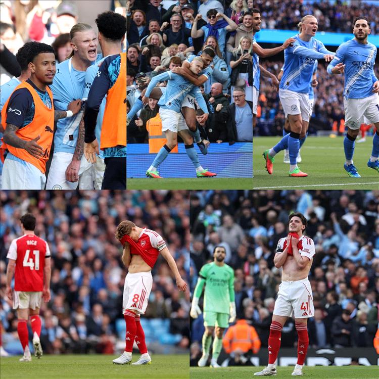 مانشستر سيتي يحقق فوزا مثيرا على آرسنال ويشعل الصراع على صدارة البريميرليج