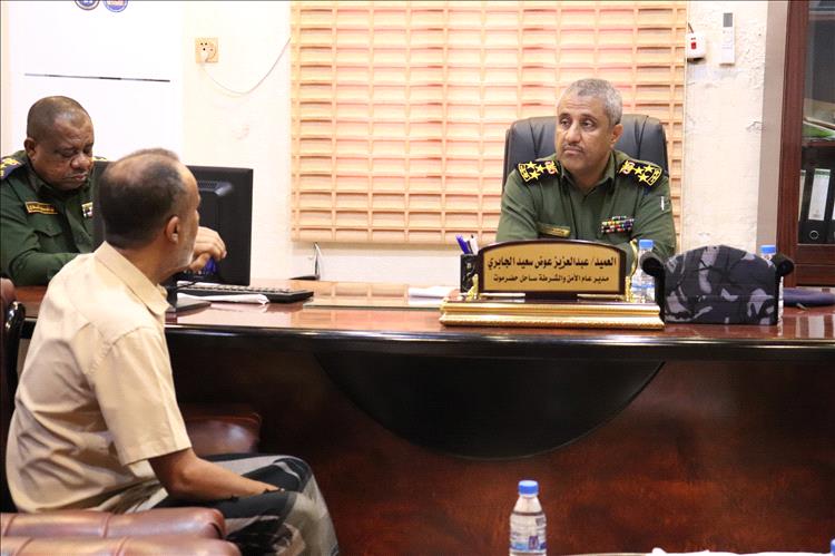 العميد الجابري يلتقي مدير عام مديرية بروم ميفع