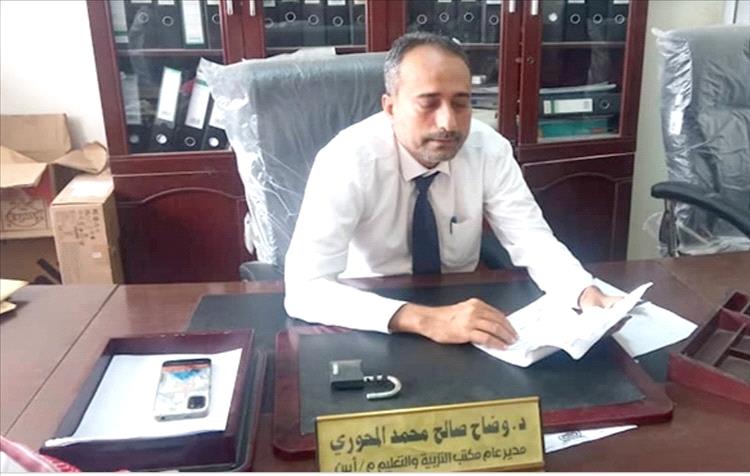 مكتب التربية بأبين ينفي صحة تصريح متداول بشأن مستحقات المعلمين المتطوعين