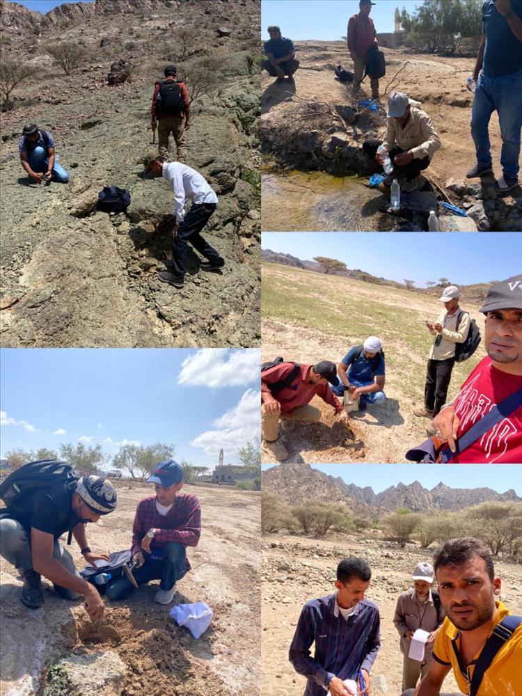 المساحة الجيولوجية بعدن تتجه لإعداد دراسات أولية والترويج للفرص التعدينية في كرش – القبيطة محافظة لحج ..