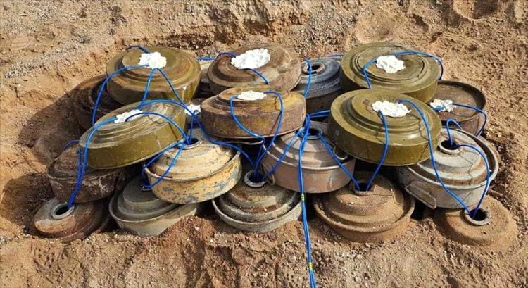 مسام ينزع أكثر من 5 آلاف لغم وعبوة ناسفة خلال أبريل