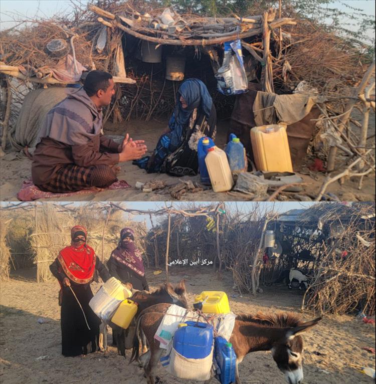 أهالي قرية "أمصعيدة" بأبين يفترشون الأرض ويلتحفون السماء.. من يبادر لإنقاذهم ..؟!