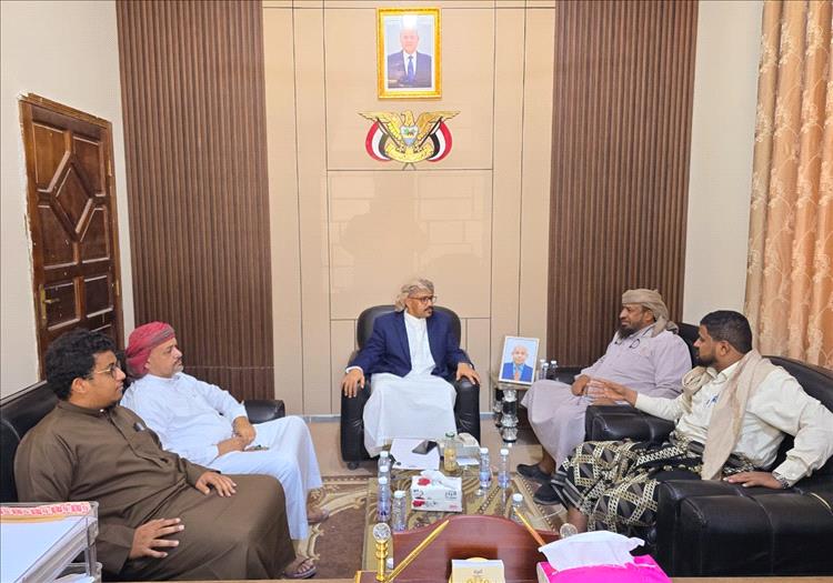 التميمي مدير عام مصلحة شؤون القبائل يلتقي رئيس مجلس شباب آل باجري