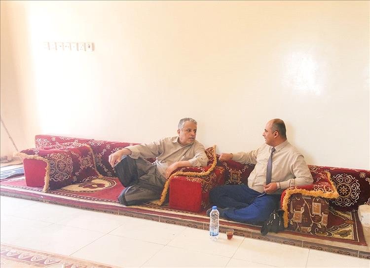 مدير عام مديرية بيحان يلتقي منسق المنظمة الدولية للهجرة