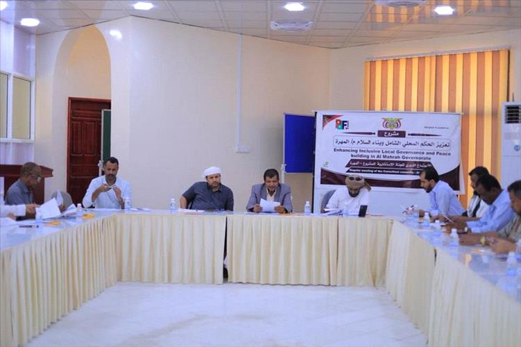 اللجنة الاستشارية بالمهرة تناقش أوضاع القطاع الصحي