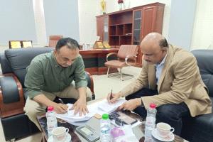 الشعبي والتميمي يوقعان اتفاقية تفاهم بين مكتب الصحة بعدن وكلية الطب جامعة عدن