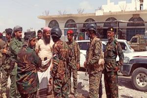 قوات الطوارئ بالأمن الوطني بأبين تؤمن تدشين مشروع صيانة طريق جعار–باتيس