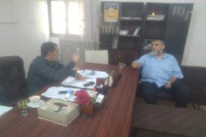 مدير عام مستشفى الأمراض النفسية يجتمع بمدير إدارة التمريض