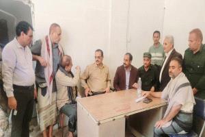 مدير شرطة الضالع يزور قعطبة ويلتقي بقيادة السلطة المحلية والأمنية بالمديرية