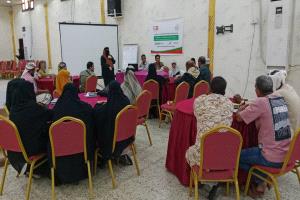 اتحاد نساء لحج يعقد جلسة حوارية في مناصرة قضايا الفتيات