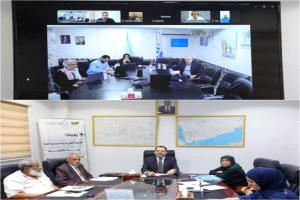 وزير الكهرباء يبحث مستجدات قطاع الكهرباء في عدن والمحافظات المحررة مع البنك الدولي