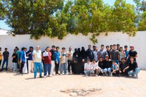 مركز جسور الأمل يستقبل زيارة مميزة من طلاب جامعة العلوم والتكنولوجيا