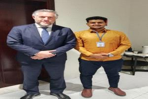 ناصر علي يكشف ما دار في لقاء صحفي مع سفير الاتحاد الأوروبي بعدن