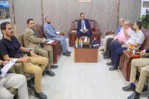 محافظ الضالع يبحث مع وزير التعليم العالي تفعيل إنشاء الجامعة ويبحث مع الأشغال أوضاع الطرق